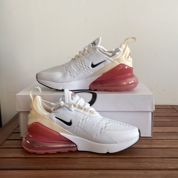 Nike Air Max 270 White Pale Ivory US Women Size 6.5/UK 4/EU 37.5(AH6789-123) - Picture 3 of 12
